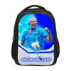 Haaland Double layered Backpack Football Star School Bags Rucksack Football Sports Bookbag Travel Large Capacity Backpacks