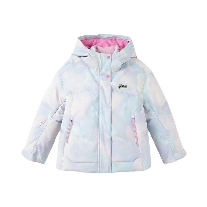 ASICS Kids Down Jackets Hooded Non Detachable Thickened Hooded Micro Stretch Windproof 334251070034-7010 110