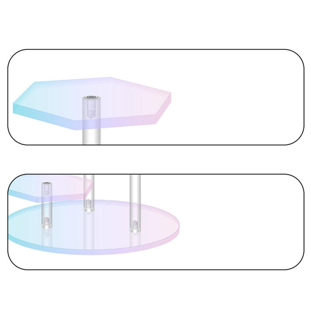 Display Stand Organizer Cupcake Holder Acrylic Cupcake Stand Wedding Cake Stand for Countertop Birthday Holiday Wedding Home