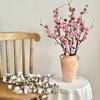 Artificial Cherry Blossom Branches 34.6 Inch Faux Plum Blossom Realistic Flower Arrangement for DIY Home Wedding Party Decor