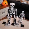 40/80cm Szkielet Boże Narodzenie Koszmar Pluszowa Zabawka Szkielet Pluszowa Lalka Halloweenowa Dekoracja Makietka Dziecięcy Prezent na Halloween