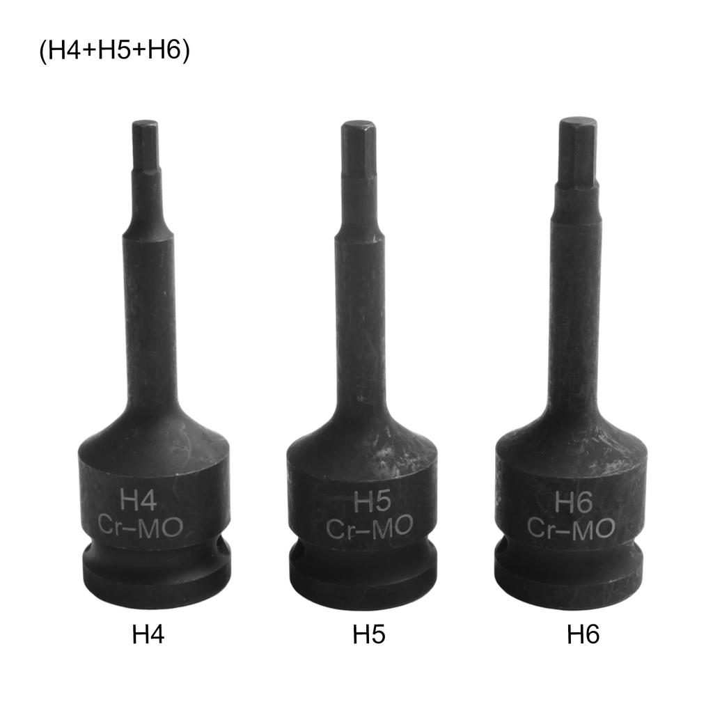 4mm, 5mm, 6mm, 7mm, 8mm, 10mm Hex Head Wrench Adapter Electric Drill Adapter Hexagonal Head Induction Hardened