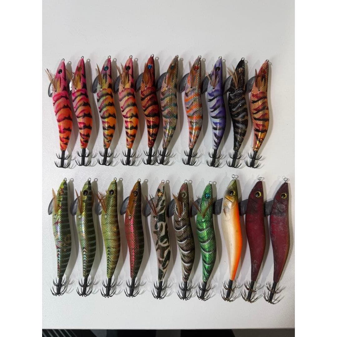 Used Egi 20 pieces Bokuzoku Premium limited colors available Guncraft Uoya No. 3.5 with case