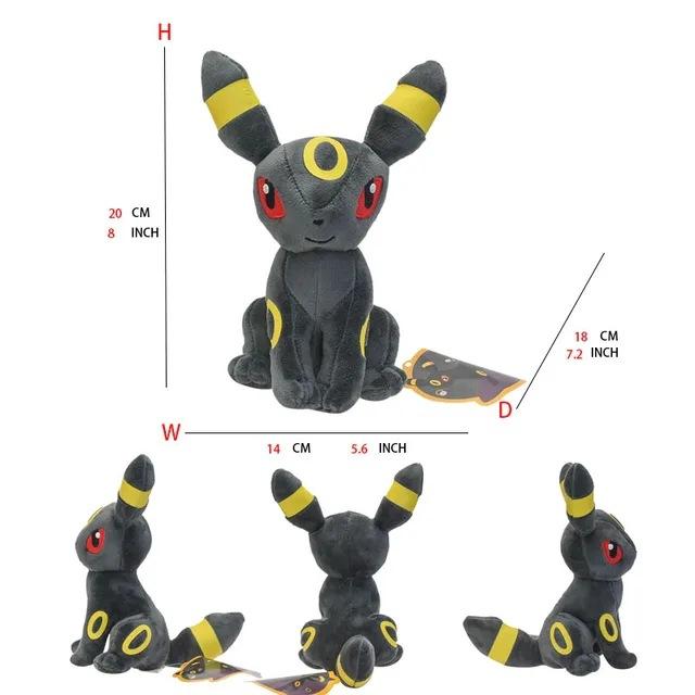 18Cm Pokemon Eeveelution Plush Toys Series 24 Styles Sstanding Sitting Posture Sofa Hug Pillow Desktop Ornament Periphery Gifts