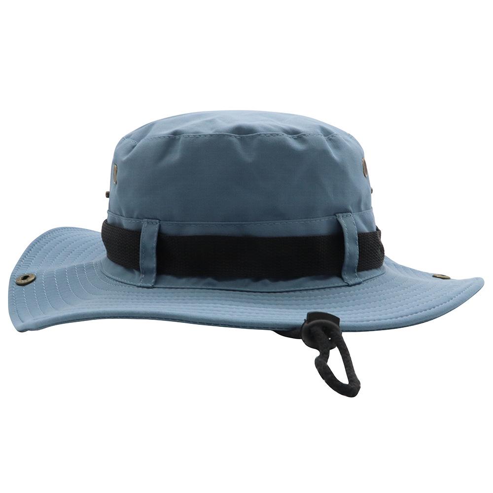 Outdoor Men's Solid Big Eaf Sun Hat Bucket Hat -UV Protection Women Bucket Hat Summer Hiking For Fishing Camper Camp Cap