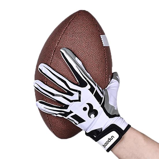 BOODUN Unisex Rugby Full Finger Breathable Anti-slip American Football Gloves