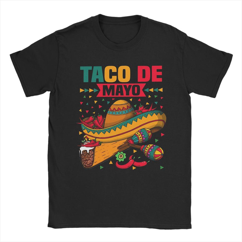 Taco Cinco De Mayo Tshirt Unisex Unisex Mexican Vintage Cotton Tee Shirt O Neck Short Sleeve T Shirts Summer Tops