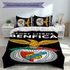 3pcs Sport Lisboa E Benfica Duvet Cover Set, Includes 1 Duvet Cover and 2 Pillowcases,Skin-Friendly&Comfortable Fabric,Suitable Bedding Sets