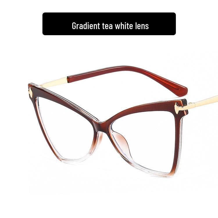 Butterfly Cat-Eye TR90 Anti-Blue Light Eyeglass Frames - European & American Style 2077