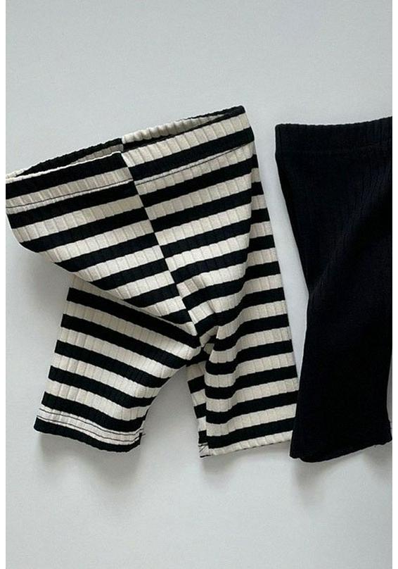 Girls  Organic Cotton Capris - Spring/Summer 2026 Korean Style, High Elasticity Five-Point Cycling Pants 100 cm