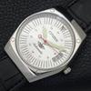 CITIZEN AUTOMATIC 8200 VINTAGE JAPAN MENS SILVER COLOR DIAL WATCH a500204-2 R151b-a500204