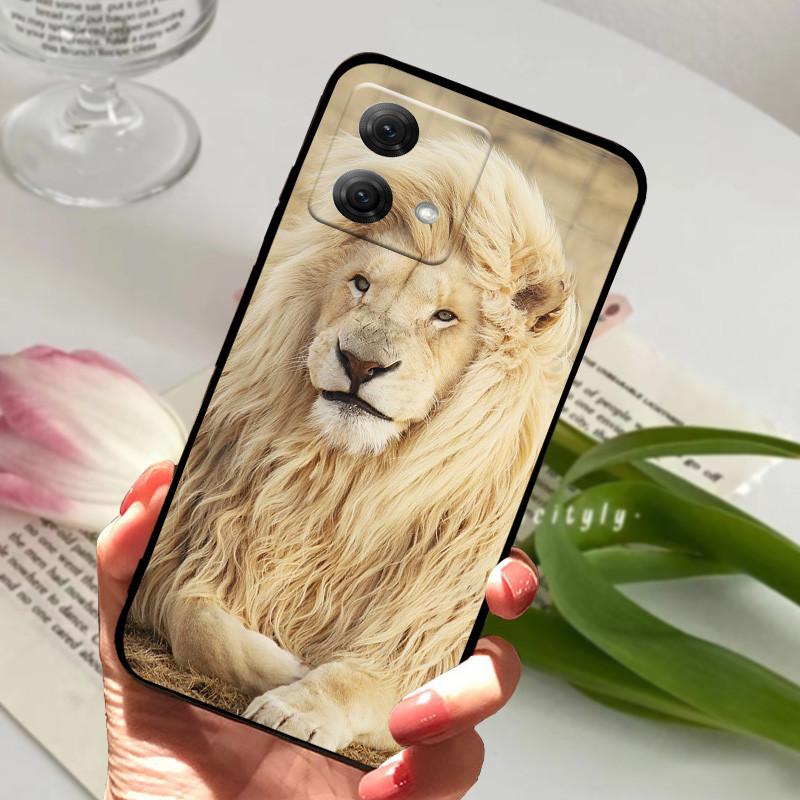 For Motorola Moto G84 Case G 84 5G Shockproof Soft TPU Silicone Phone Cover For Moto G53 G51 G50 Funda Capa Animal Fashion Cases