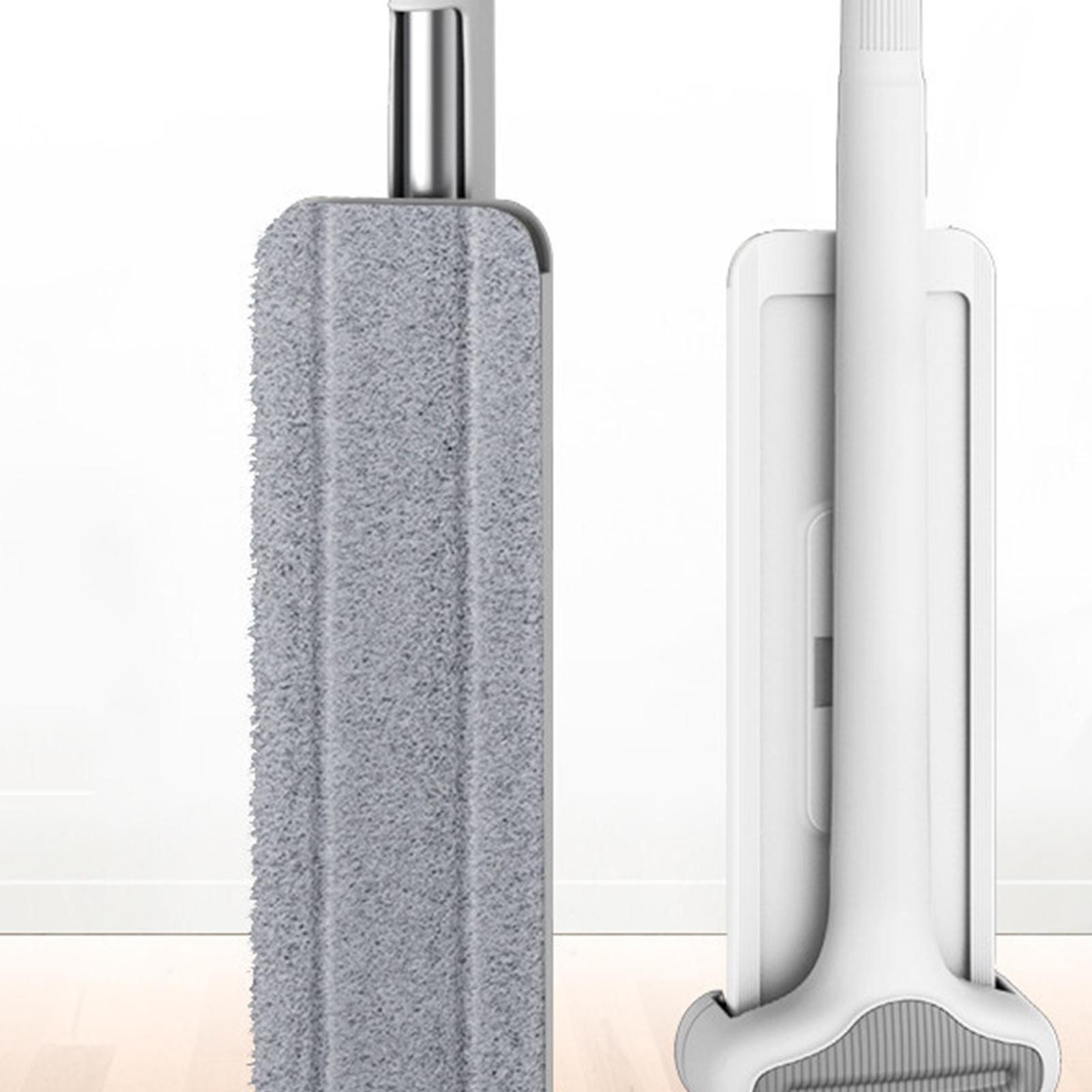 

Microfiber Flat Mop Hand Wash Free Long Handle Large Flat Mop Dry Wet Use Floor Cleaning Tool 36 Plate Set with 1 Cloth