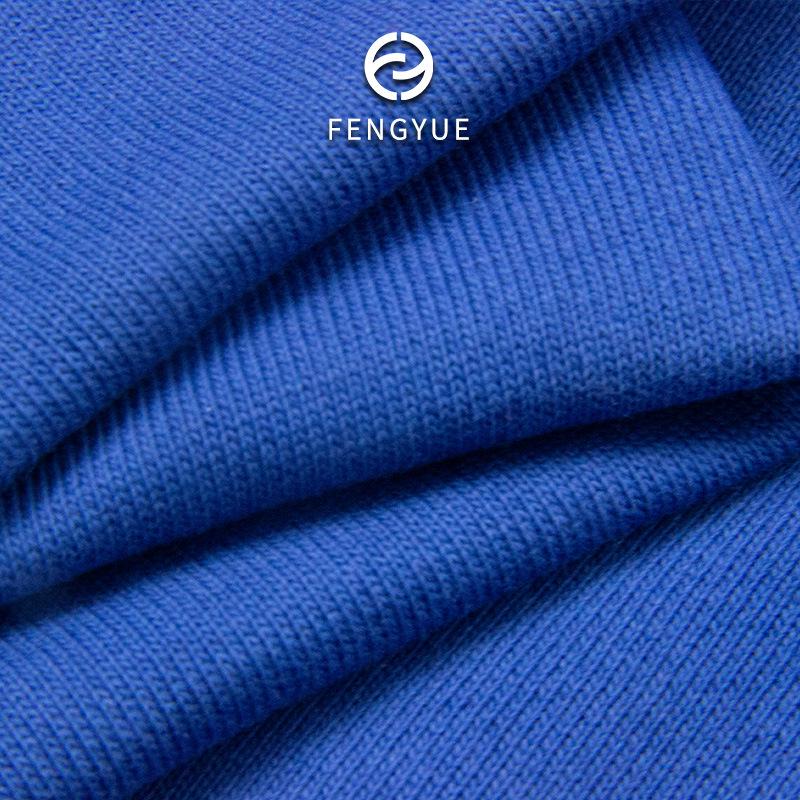 32s Fine Cotton Sweatshirt Fabric - 320g All-Cotton Double Yarn Modal Set: Knitted Sweatshirt and Sweatpants