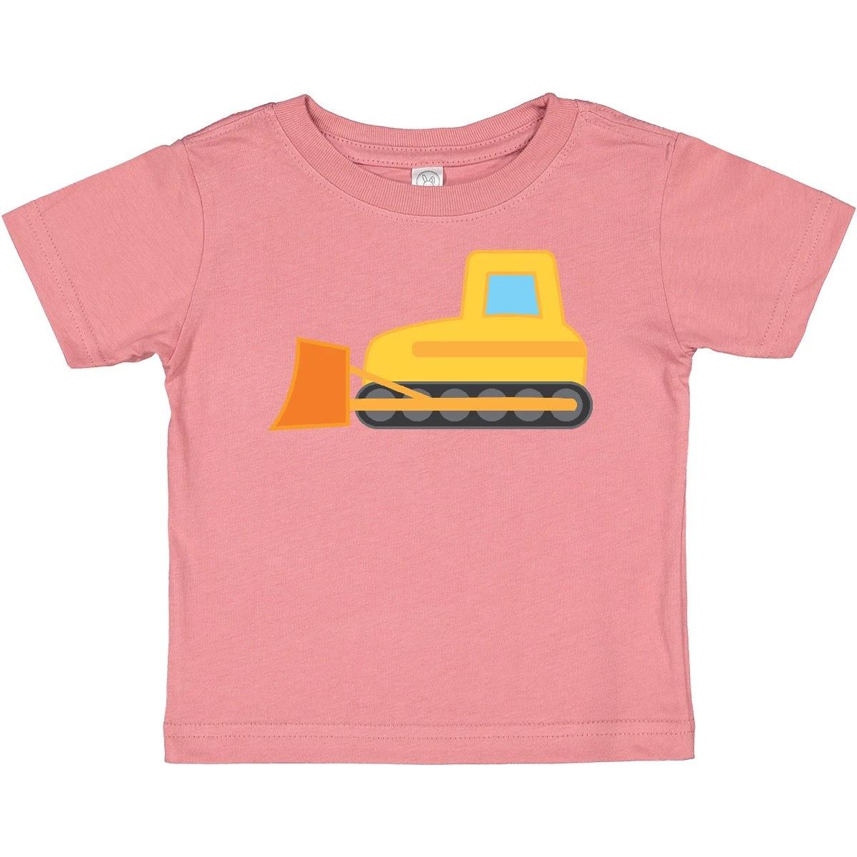 Inktastic Bulldozer Construction Truck Baby T-Shirt Working Vehicle Worker Big 160