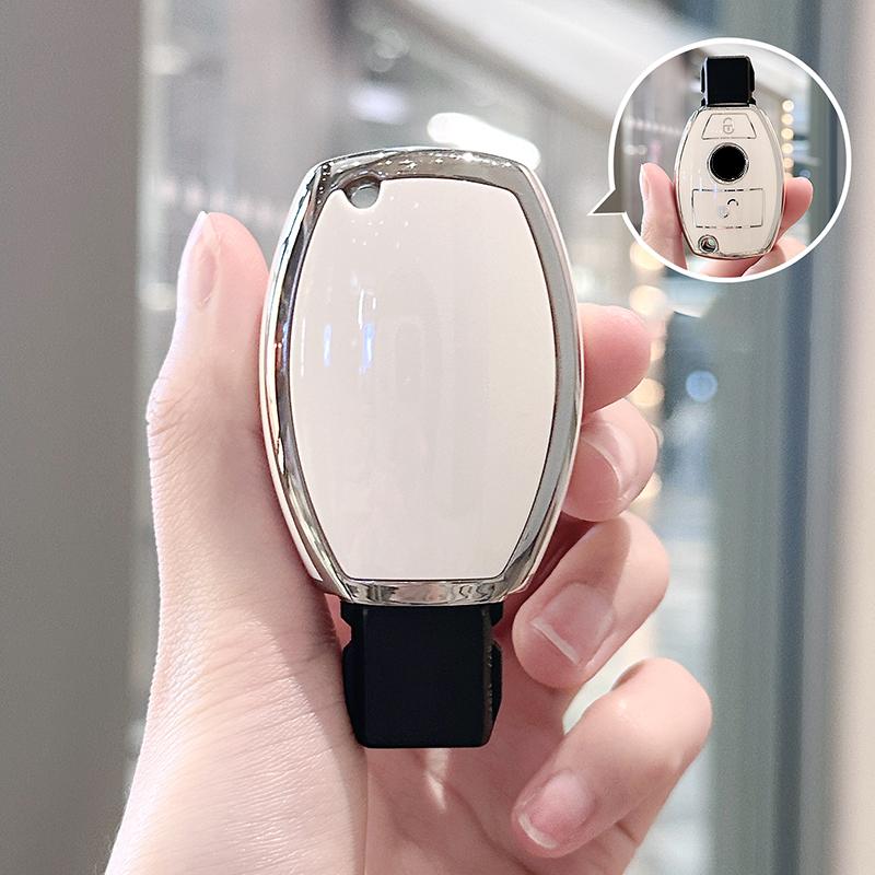 Tpu Car Key Case Keyless Cover Keychain For Mercedes Benz Gla Gls Glk Cls Cla C E A S Class Glc W176 W463 W205 W204 W212 W221