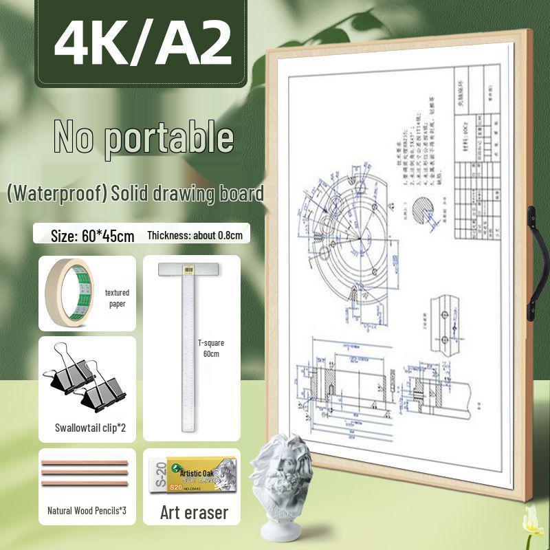 A1/A2/A3 Solid Drawing & Handwriting Board for Designers - Free Shipping