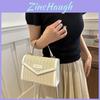 Stylish Color-blocked Woven Handbag 2024 Trendy Small Square Bag For Everyday Use