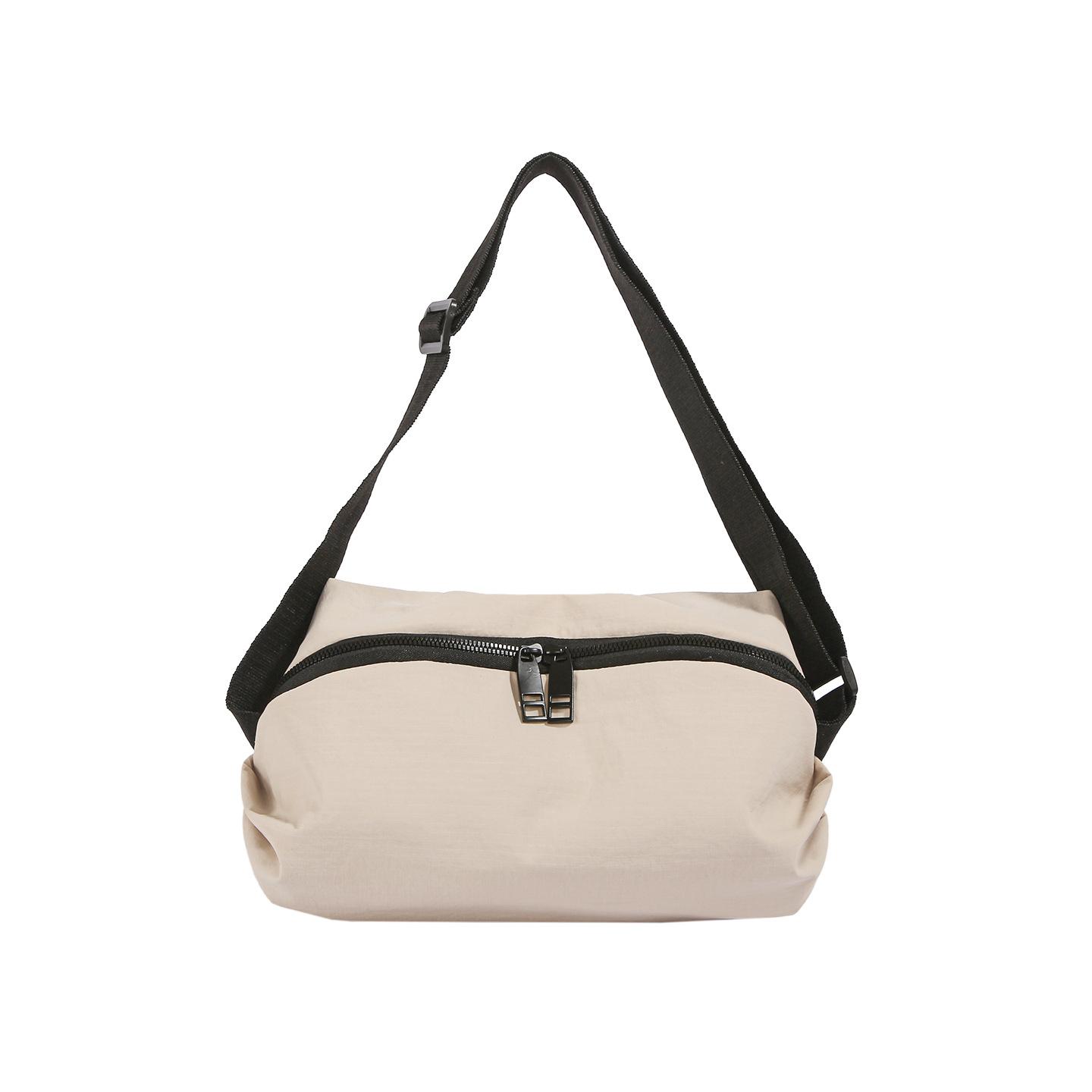 

Casual Solid Color Women Oxford Shoulder Bags Large Capacity Ladies Crossbody Bag Lightweight Versatile Waist Bag Handbags Purse бежевый