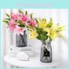 Single Mini Lily Flower Artificial Decor For Wedding Photography And Decor Home