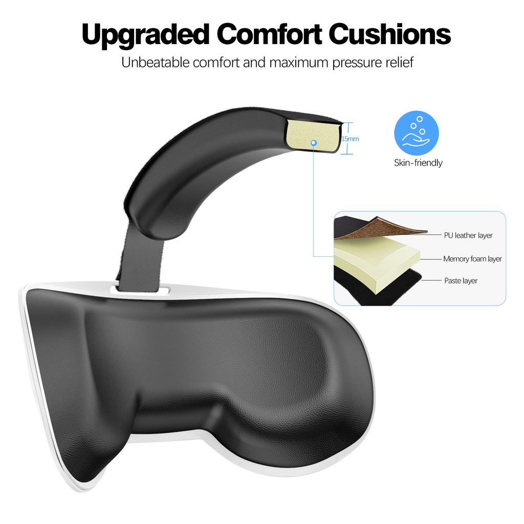 Head Strap for Meta Quest 3S Flippable Headband VR Headset Accessories