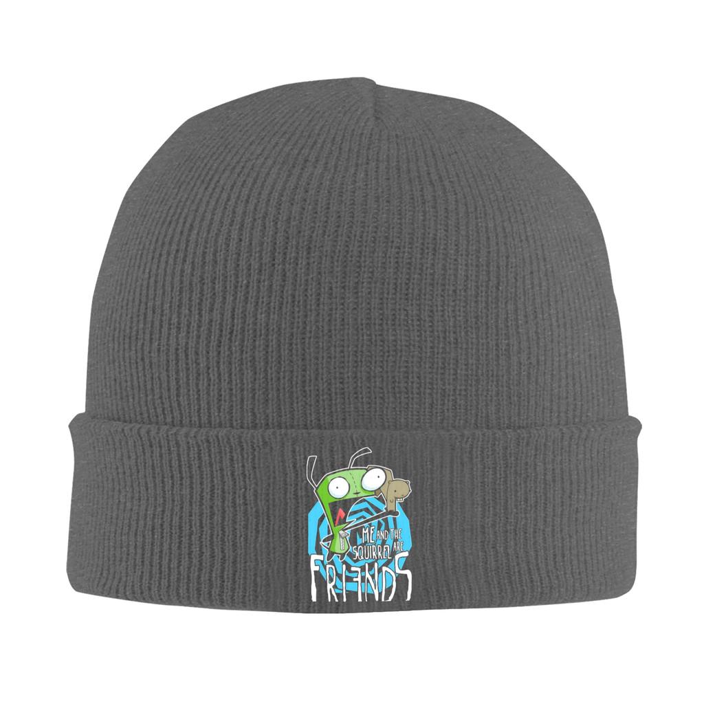 Invaders Zims Beanie Hats  Bonnet Hats Men Women Unisex Casual Outdoor Knitting Hat Autumn Winter Graphic Warm Caps