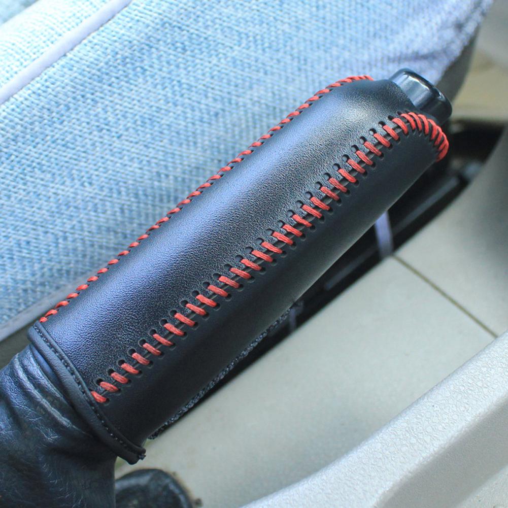 Carbon Fiber Håndbrems Deksel Beskyttende Hylse Håndbremsbeskyttelse for Ford Focus 2012-2018 tilbehør