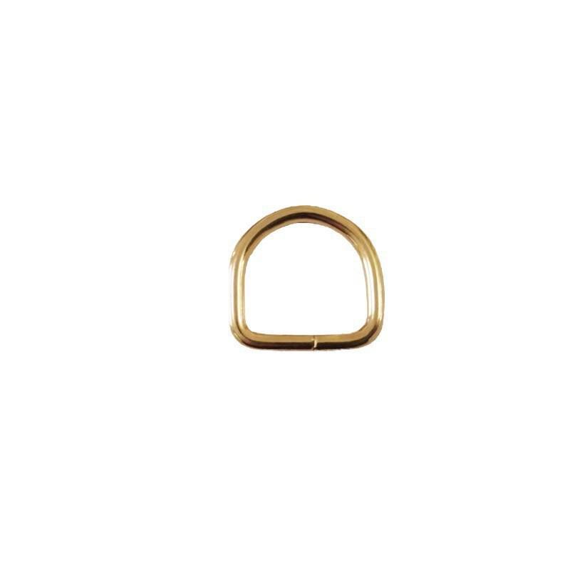 Metal D-Ring Hyuna Bag Buckle - Half-Round & Square Handbag Hardware Accessories