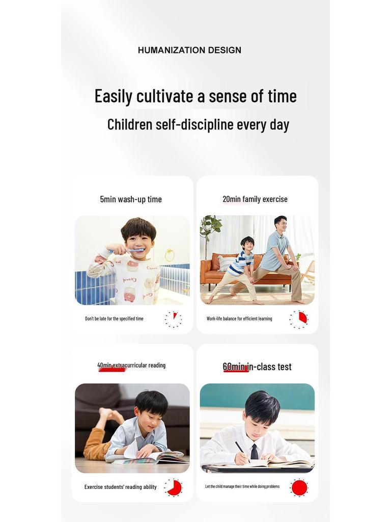 Visueller Timer für das Lernen und die Selbstdisziplin von Kindern