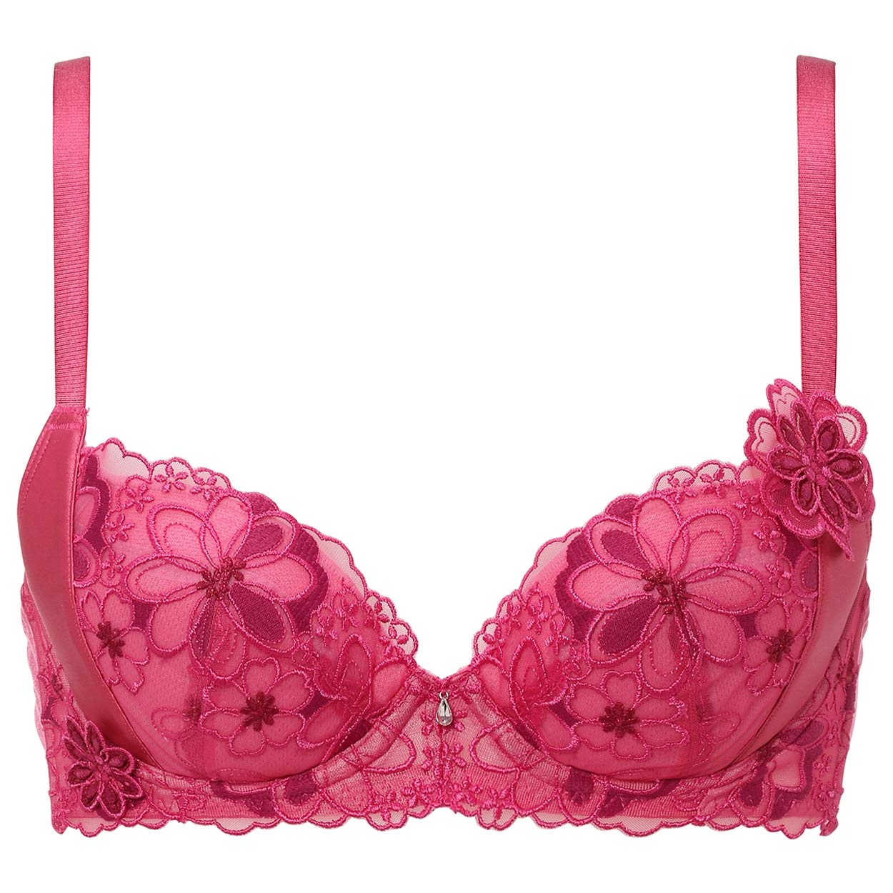 

Triumph Premium Red Label Angel Bra Slimline 0075 M020 E70 Women s Bra, (Dark Pink),