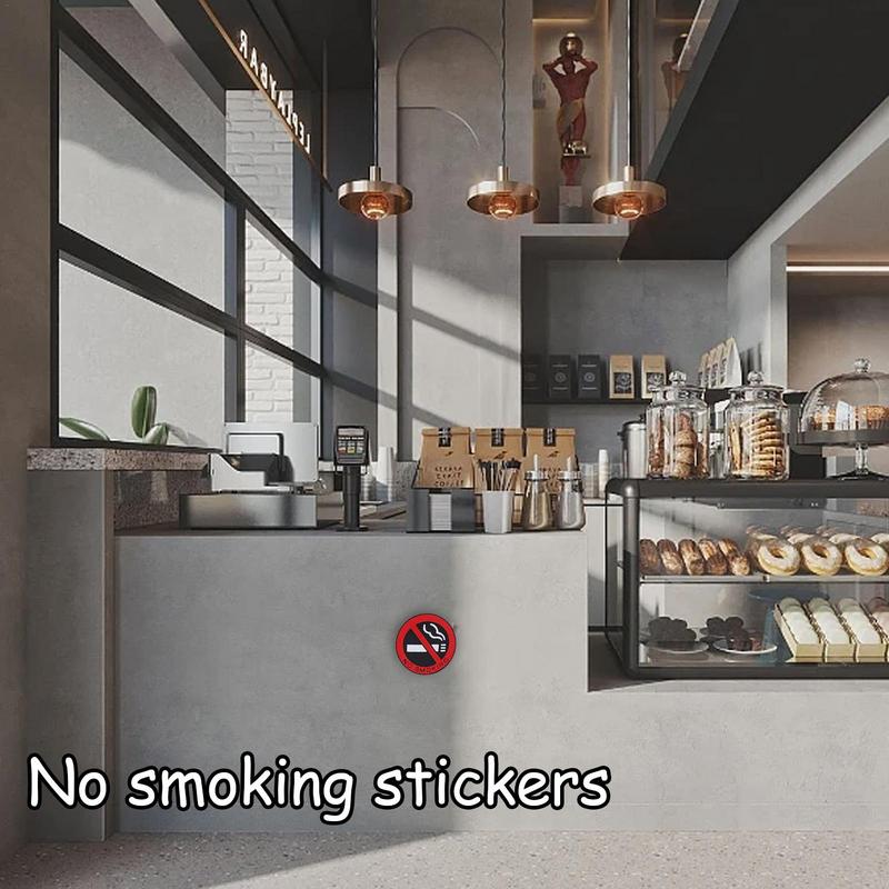 Car Stickers Silicone Styling Round Red Sign Decal Universal Auto Motorcycle Wall Interior Accessories