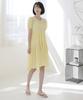 Ppaeppae Back Ribbon Shoulder Puff Midi Dress