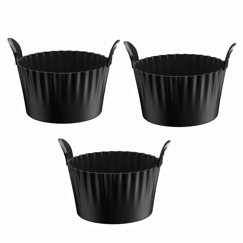 3Pcs Air Fryer Silicone Egg Mold Thickened Oven-Safe Baking Cups Non-Toxic Ramekins for Boiling/Steaming Eggs