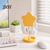 Headphone Hanger with Storage Tray Cute Star Stand Tray, 3D Printed PLA Headset & Desk Multifunctional Organizer, Macaron Color Gaming Office