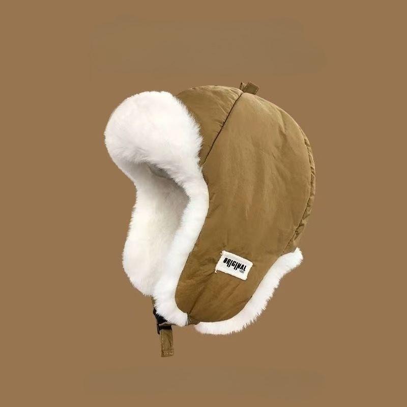 Winter Lei Feng Stil Hut | Unisex, Fleecegefüttert und Verdickt, Acryl, zum Radfahren, für Wärme, Gehörschutz und Skifahren