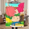 Ponyo (32) Soft Warm Flannel Blankets Comfortable Blanket for Home Decoration Gifting