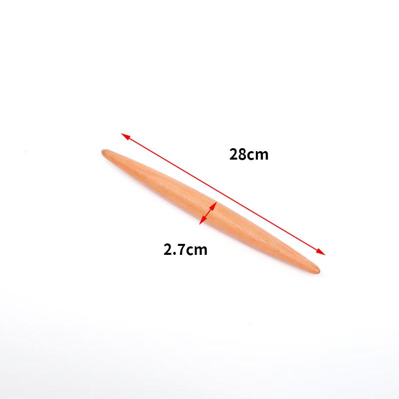 Zhaoran Solid Wood Rolling Pin & Glass Dough Mat Set