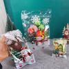 50/100 Stück Transparente Weihnachtsmann-Keksbeutel Süßigkeiten-Verpackungsbeutel für den Heimgebrauch