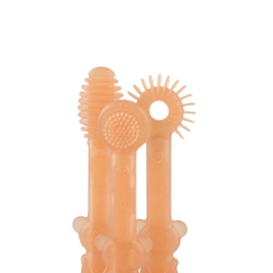 3Pcs Children Toothbrushes Heat-resistant Anti-scratch BPA Free Easy Clean Toddler Tooth Brushes Household Supplies