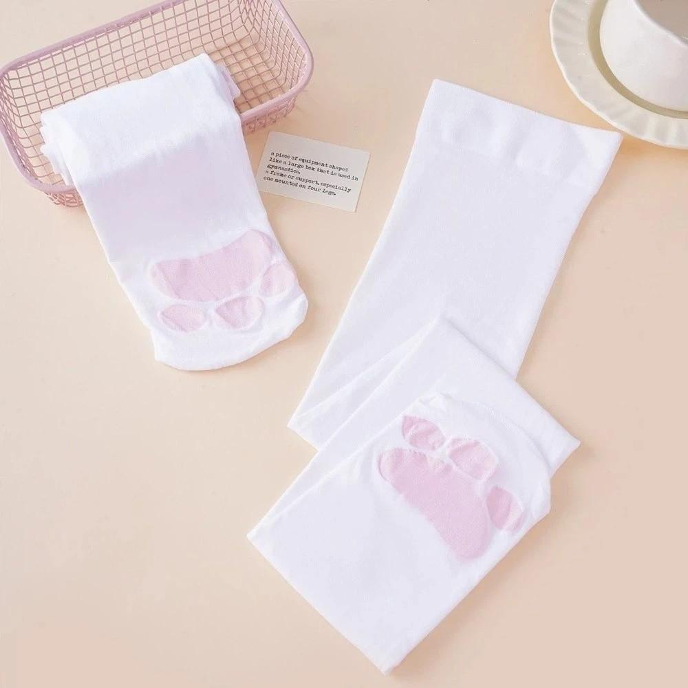 Tights Above Knee Cat Paw Long Socks Lolita JK Kawaii Thigh High Stockings Pantyhose Cat Claw Stockings Women