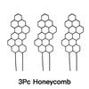 1/3/6Pcs Plastic Plant Support Climbing Trellis Honeycomb Frame Garden Decoration for Indoor Outdoor Plant Shaping Fixing