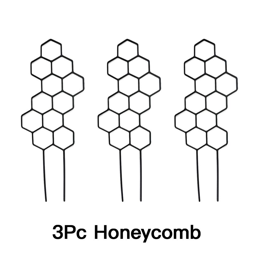 1/3/6Pcs Plastic Plant Support Climbing Trellis Honeycomb Frame Garden Decoration for Indoor Outdoor Plant Shaping Fixing