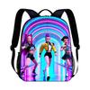 KPop Demon Hunters Cartoon Peripheral Backpack for Students Boys Girls Bags Teens Daily Backpack Travel Rucksacks Daily
