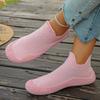 Autumn and winter new knitted women's shoes light and comfortable solid color women's shoes daily casual versatile style