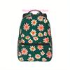 1pc Winter Foxes Daily Pack with Oversized Keeping & Comfortable Straps - Lightweight, Durable Polyester, 2D Flat Print Design, Pe
