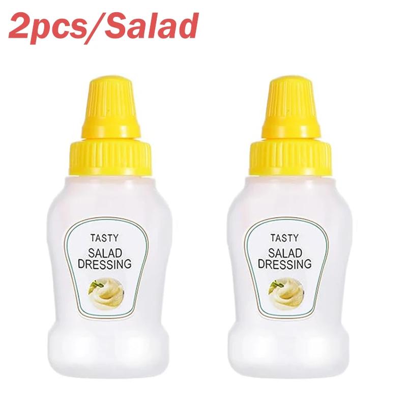 

25 мл Мини-бутылка для соуса Многоразовые контейнеры для кетчупа, меда, томатов, салата Бутылки Портативные банки для соуса Диспенсеры для хранения заправки