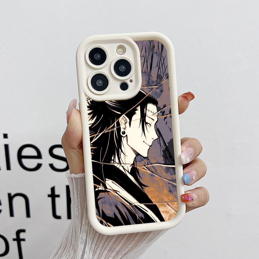 Jujutsu Kaisen Geto Suguru Phone Case for iPhone 17 16 15 14 13 12 11 Air Pro Max Plus Thicken TPU Colorful Cover Cover Pretty