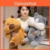 Husky Plush Capybara Toys Cartoon Stuffed Doll Animal Decoration Gifts Kids