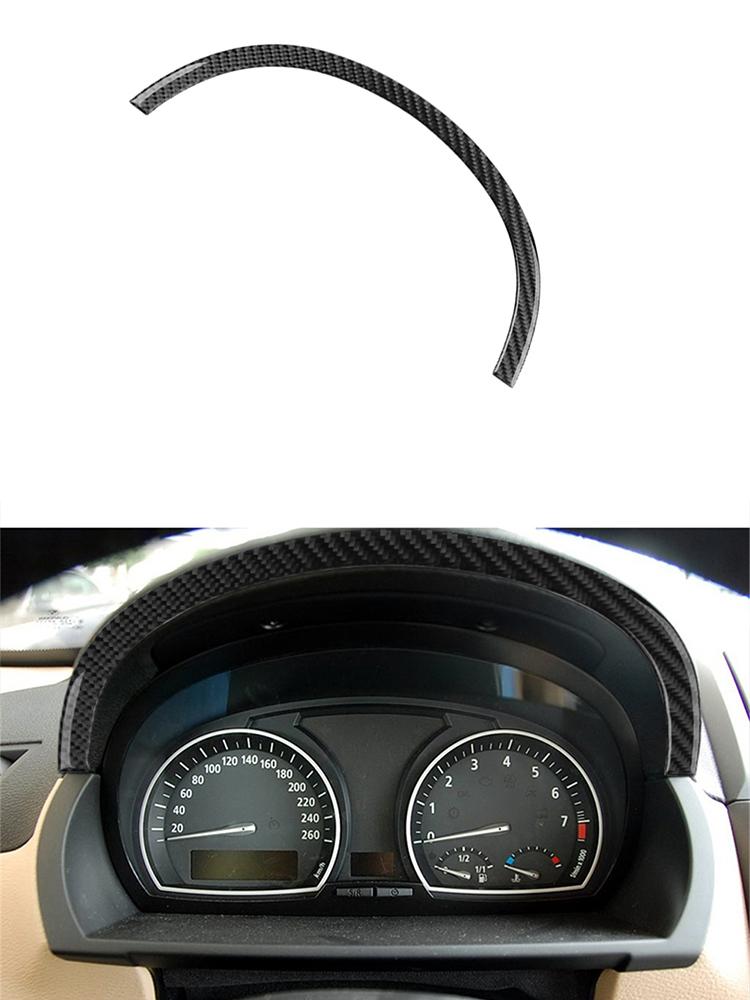 Carbon Fiber Car Interior Center Console Gear Shift Panel Decoration Stickers For BMW X3 2004-2010 Car Accessories