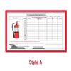 Magnetic Fire Safety Inspection Record Cards